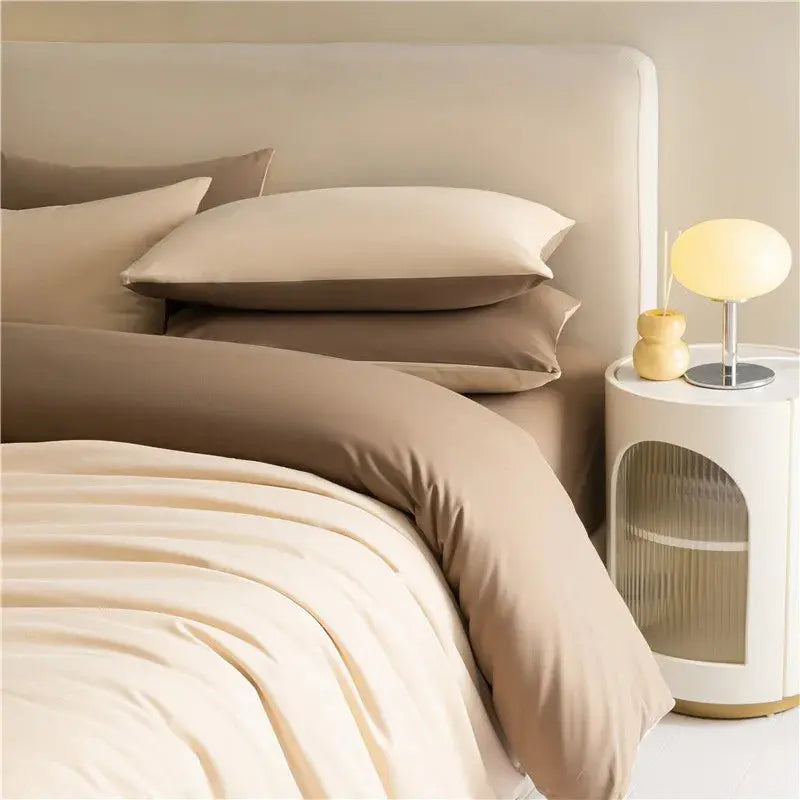 Luxurious Reversible Brushed Cotton Duvet Cover Set with Pillowcases Julia M LifeStyles