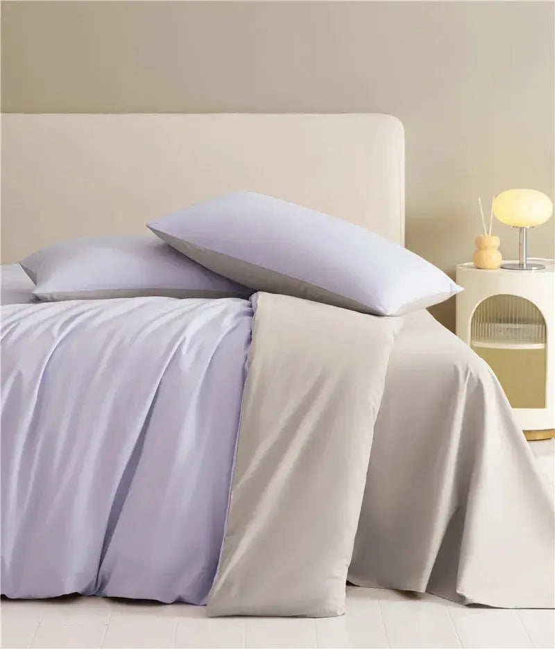 Luxurious Reversible Brushed Cotton Duvet Cover Set with Pillowcases Julia M LifeStyles