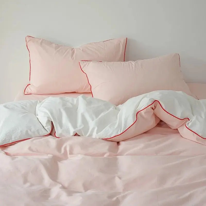 Luxury 100% Cotton Duvet Cover Set with Soft Texture & Pillowcases - Julia M LifeStyles