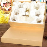 Elegant Crystal Red Wine Decanter Set with Cups - Julia M LifeStyles