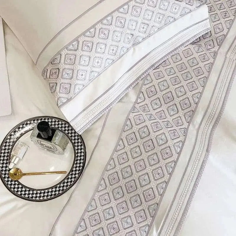 Luxury Egyptian Cotton Duvet Cover Set - Transform Your Bedroom into a 5-Star Hotel - Julia M LifeStyles