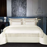 Luxury Elegance 1400 TC Cotton Embroidered Bedding Set - Julia M LifeStyles