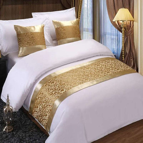 Luxury Floral Bedspreads Bed Runner Bed Flag Scarf for Home Hotel Decoration Bedding Single Queen King Bed Cover Jacquard Luxury Floral Bedspreads Bed Runner Bed Flag Scarf for Home Hotel Decoration Bedding Single Queen King Bed Cover Jacquard 1005004252399175-A-50x50cm pillowcase 1 37