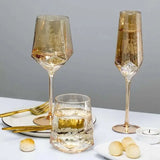 Luxury Hexagonal Crystal Glass Set - Julia M LifeStyles