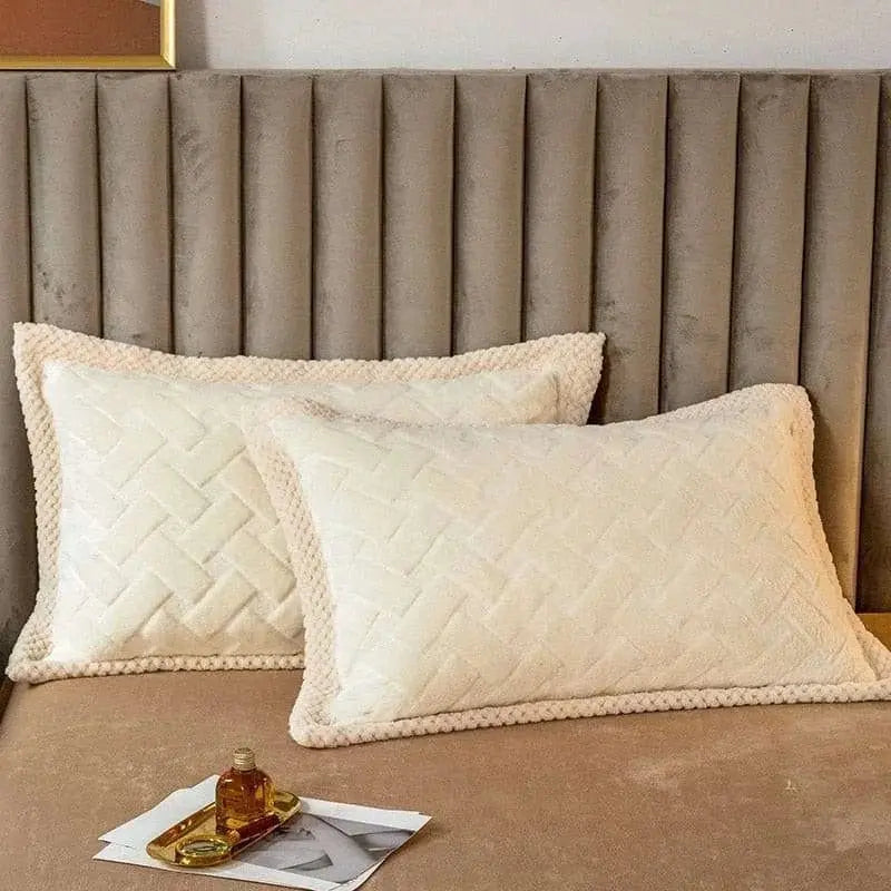 Luxury Fluffy Soft Velvet Duvet Cover Bed Set - Julia M LifeStyles