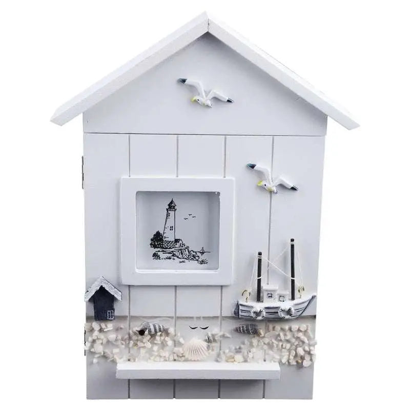 Mediterranean Wooden Key Holder Box - Julia M LifeStyles