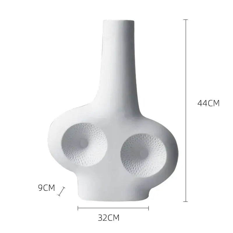 Minimalist Ceramic Vase: Modern Style Desk Decoration - Julia M LifeStyles