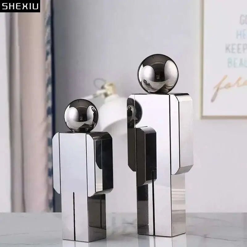 Minimalist Crystal Figure Sculpture - Julia M LifeStyles