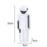 Minimalist Crystal Figure Sculpture - Julia M LifeStyles