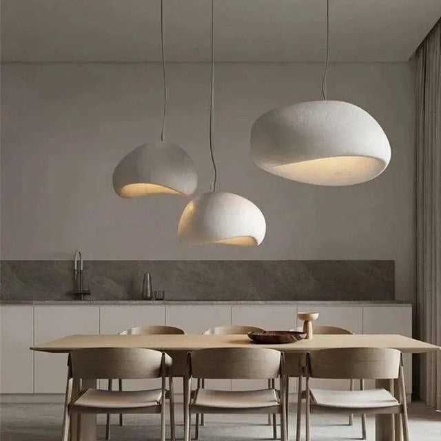Minimalist E27 Pendant Light: Modern Wabi-Sabi Chandelier - Julia M LifeStyles