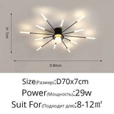 Modern Aluminum Chandelier - Julia M LifeStyles