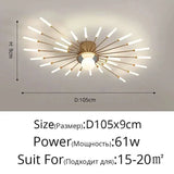 Modern Aluminum Chandelier - Julia M LifeStyles