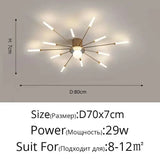 Modern Aluminum Chandelier - Julia M LifeStyles