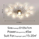 Modern Aluminum Chandelier - Julia M LifeStyles