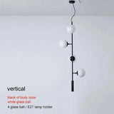 Modern Chandelier Brass Glass Ball Lighting - Julia M LifeStyles