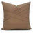Modern Coffee Colour Cushion Cover with Gold Buckle - Julia M LifeStyles