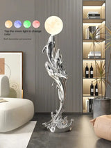 Modern Home Decor Animal Figurine Whale Sculpture Living Room Entrance Ornaments Accessories Resin Crafts Nordic Room Decoration Julia M LifeStyles