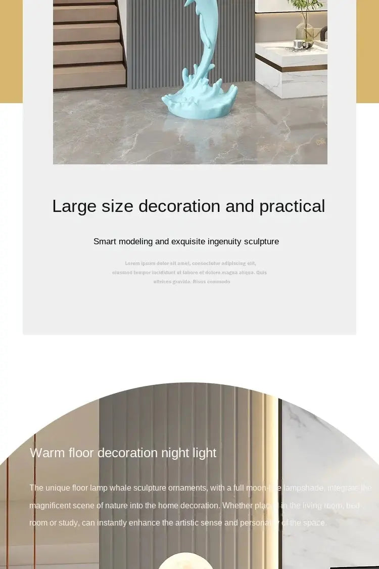 Modern Home Decor Animal Figurine Whale Sculpture Living Room Entrance Ornaments Accessories Resin Crafts Nordic Room Decoration Julia M LifeStyles