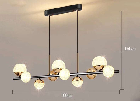 Modern LED Pendant Lights Modern LED Pendant Lights 1005005872197560-Black gold 80cm-Cold White Chandeliers 324
