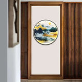 Modern Landscape Painting LED Sconces Round Lamp - Julia M LifeStyles