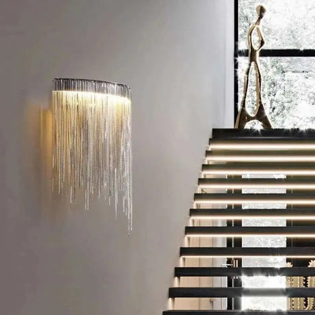Modern Led Chain Wall Sconce - Julia M LifeStyles