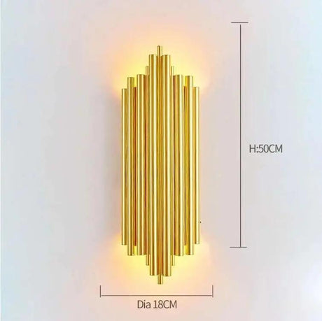 Modern Light Luxury Crystal Gold Wall Lamps - Julia M LifeStyles