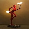 Modern Luxury Floor Lamp Creative Humanoid Lady Sculpture LED Light Source for Living Room Exhibition Hall Decorative Ornament Julia M LifeStyles