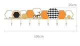 Modern Metal Coat Rack with 5 Hooks - Julia M LifeStyles
