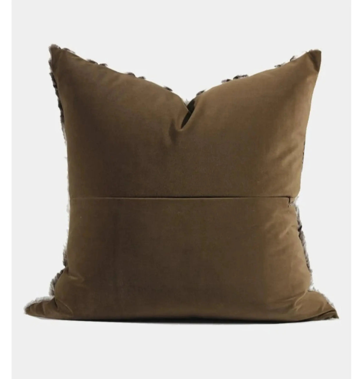 Modern Minimalist Brown Stuffed Stripes Pillow Cover Accessible Luxury Cream Living Room Sofa Bay Window Bedside Cushion Cushion Cover - Julia M LifeStyles