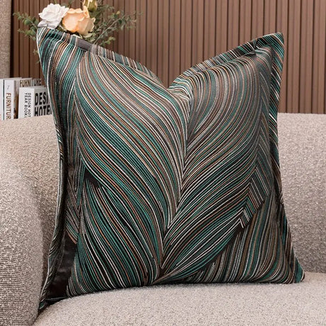 Modern Minimalist Sofa Cushion Patchwork Affordable Luxury Style Fancy Living Room Waist Pillow Bed Head Backrest Cushion with Core - Julia M LifeStyles