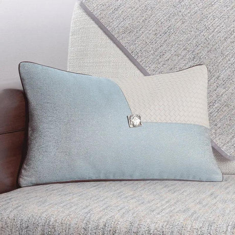 Modern Minimalist Sofa Cushion Patchwork Affordable Luxury Style Fancy Living Room Waist Pillow Bed Head Backrest Cushion with Core - Julia M LifeStyles