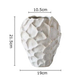 Modern Pleated Ceramic Flower Pot - Julia M LifeStyles