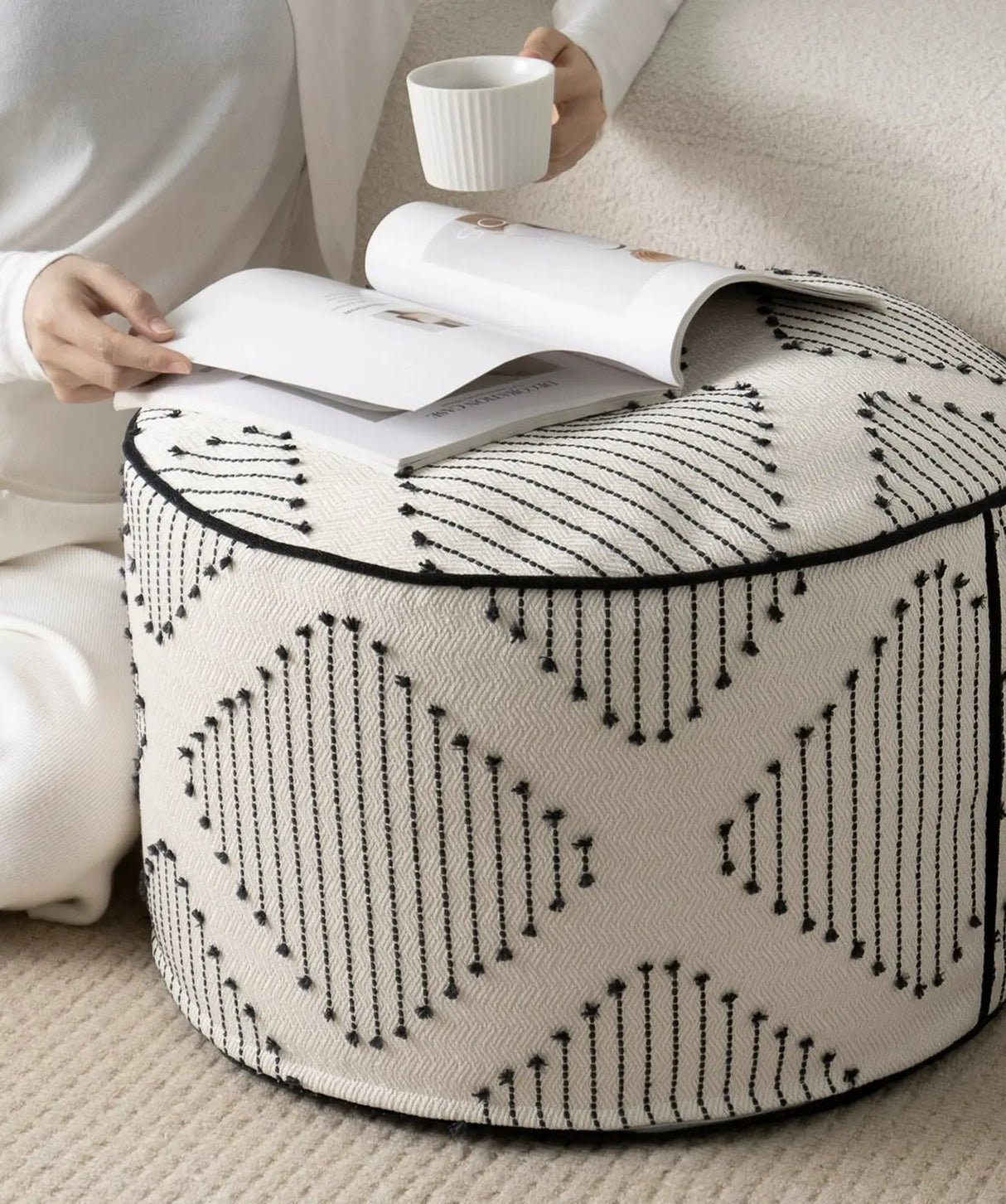 Modern Series Bean Bag Sofa Chair Cover Stool - Julia M LifeStyles