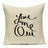 Motto Letters Printed Home Decor Cushion Covers Polyester Black White Pillow Cover Sofa Bed Car Decorative Pillow Case - Julia M LifeStyles
