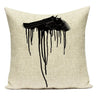 Motto Letters Printed Home Decor Cushion Covers Polyester Black White Pillow Cover Sofa Bed Car Decorative Pillow Case - Julia M LifeStyles