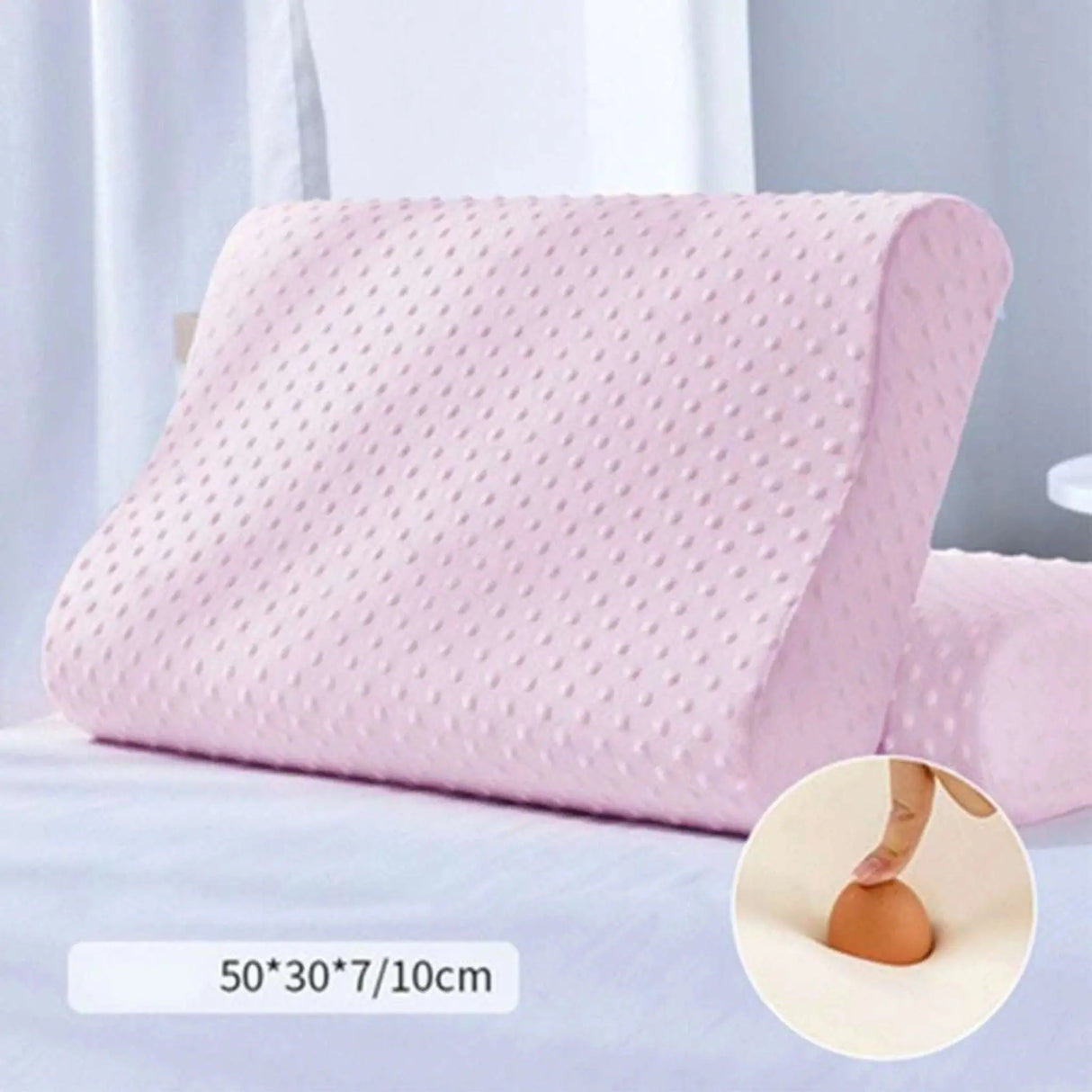 Bamboo Comfort Memory Foam Neck Support Pillow - Julia M LifeStyles