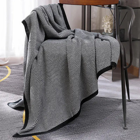 Nordic Ins Style Knitted Blanket Casual Sofa Cover Blanket Plane Office Nap Camping Leisure Soft Shawl Blanket Small Bed Cover Julia M Home & Kitchen