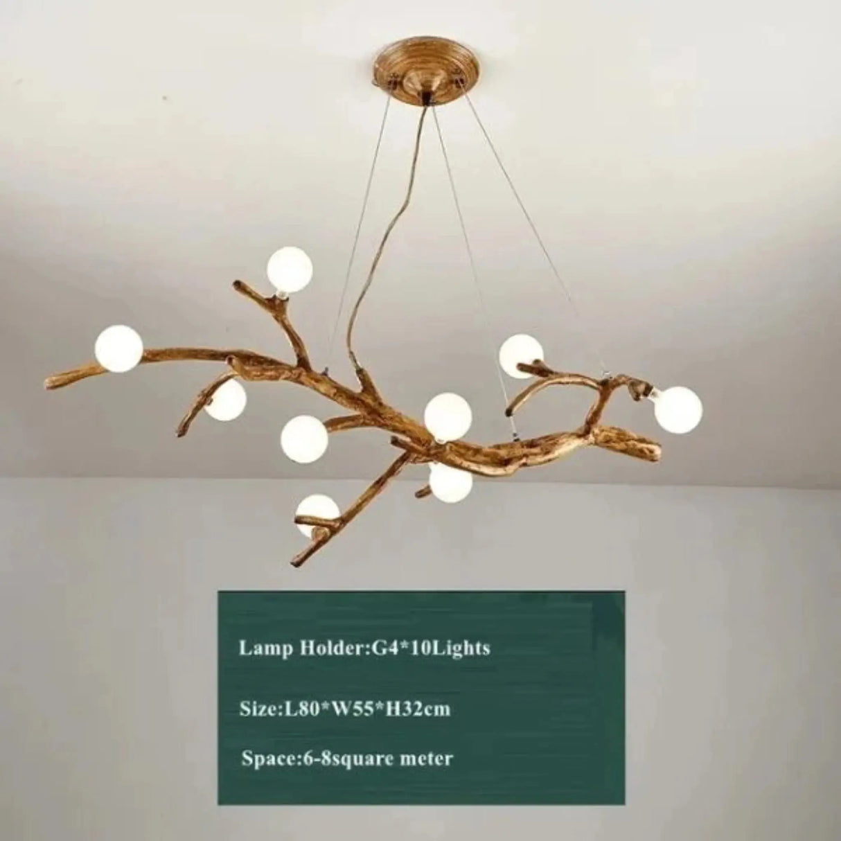 Nordic LED Tree Branch Chandelier 🌿 - Julia M LifeStyles