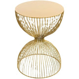 Nordic Retro Iron Art Coffee Table - Black Gold - Julia M LifeStyles