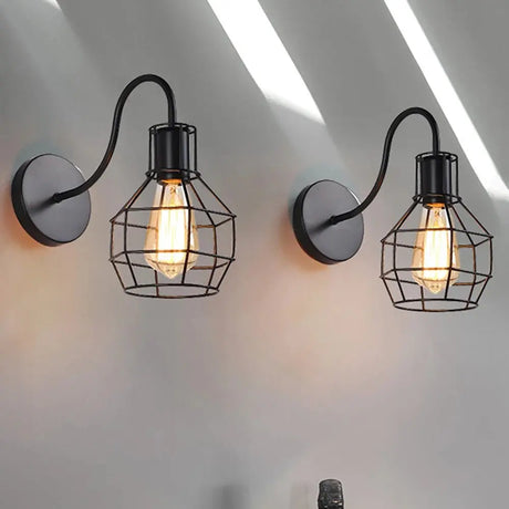 Nordic Vintage Industrial Wall Light Fixture - Julia M LifeStyles
