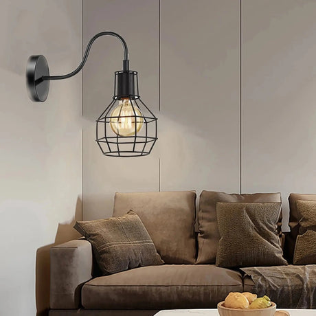 Nordic Vintage Industrial Wall Light Fixture - Julia M LifeStyles
