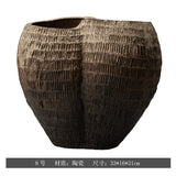Hand-Painted Ceramic Vase – Wabi-Sabi Inspired Decorative Flower Vessel for the Home