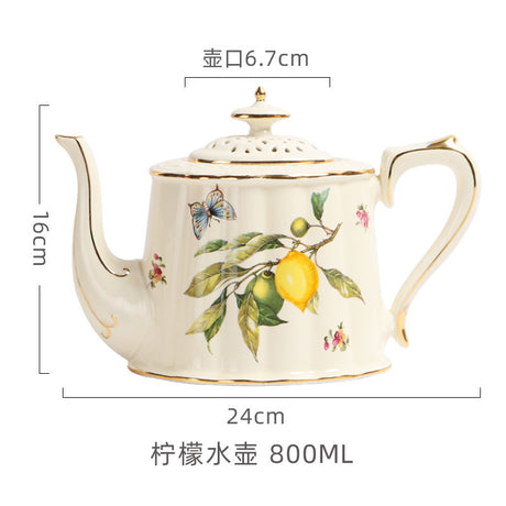 British Retro Ceramic Coffee Cup and Saucer Set European Afternoon Tea Tea Set French Home Cup Manufacturer Direct Sale