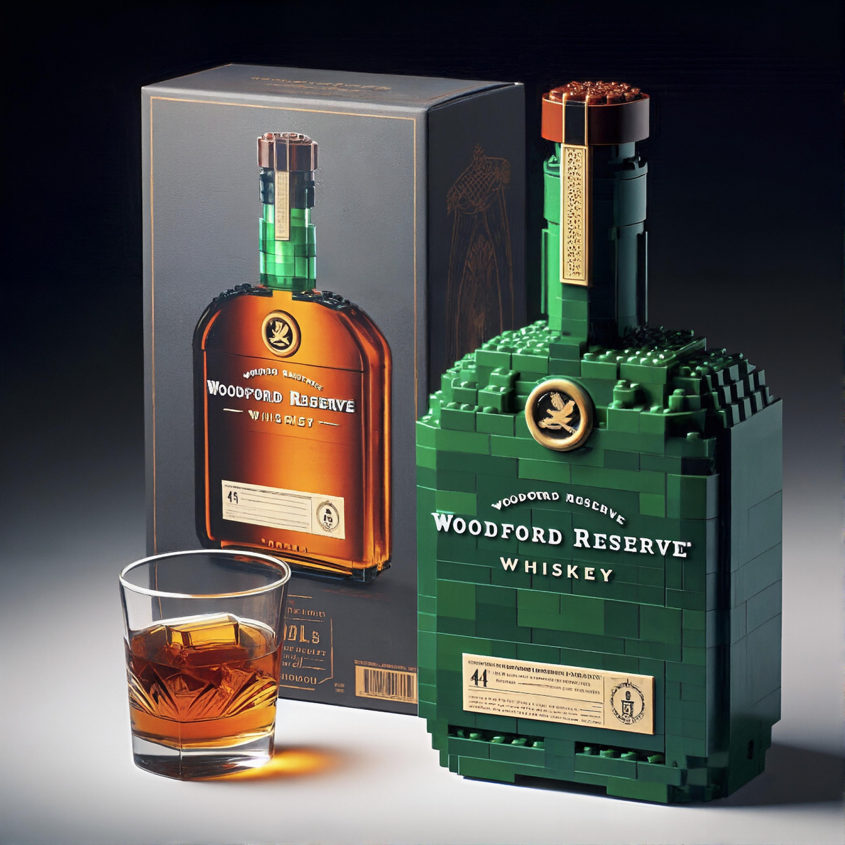 Whisky Bottle Building Blocks - The Luxurious Gift of Creativity