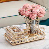 Light Luxury Style Crystal Tissue Box