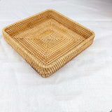 Wicker tray, tabletop storage basket - Julia M LifeStyles