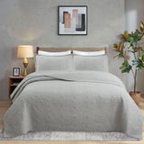 Simple pure cotton bed cover three-piece Nordic double summer cool air conditioning quilt active printing and dyeing breathable comfortable Four Seasons blanket