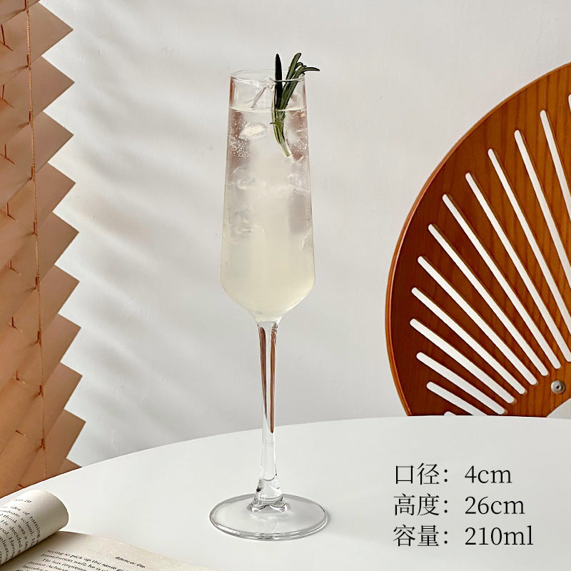 High-Looking Ins-Style Sparkling Champagne Glass, Goblet, Wine Glass, Special Cocktail Glass Set, Glass Cup
