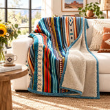 Scandinavian Winter Luxe Coral Fleece Throw Blanket Julia M LifeStyles