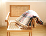 Scandinavian Winter Luxe Coral Fleece Throw Blanket Julia M LifeStyles